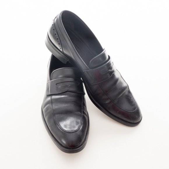 Ermenegildo Zegna Men\'s Loafers Black 8 Leather main image 10